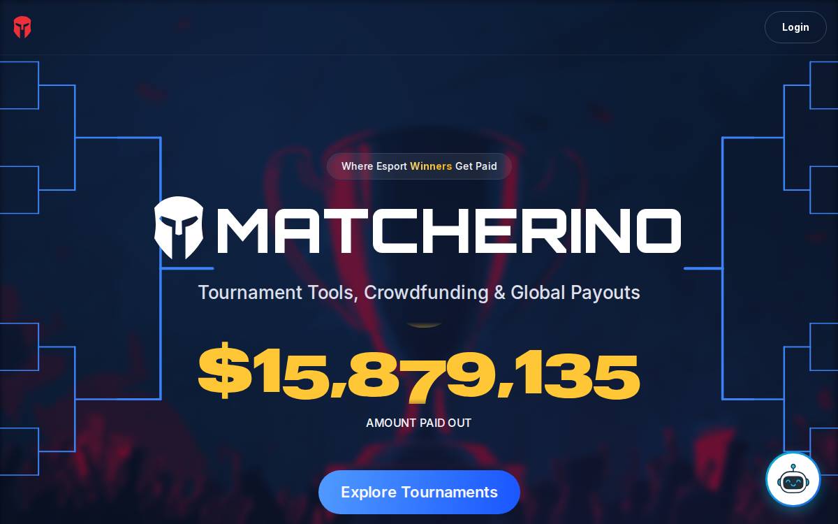 Matcherino website preview
