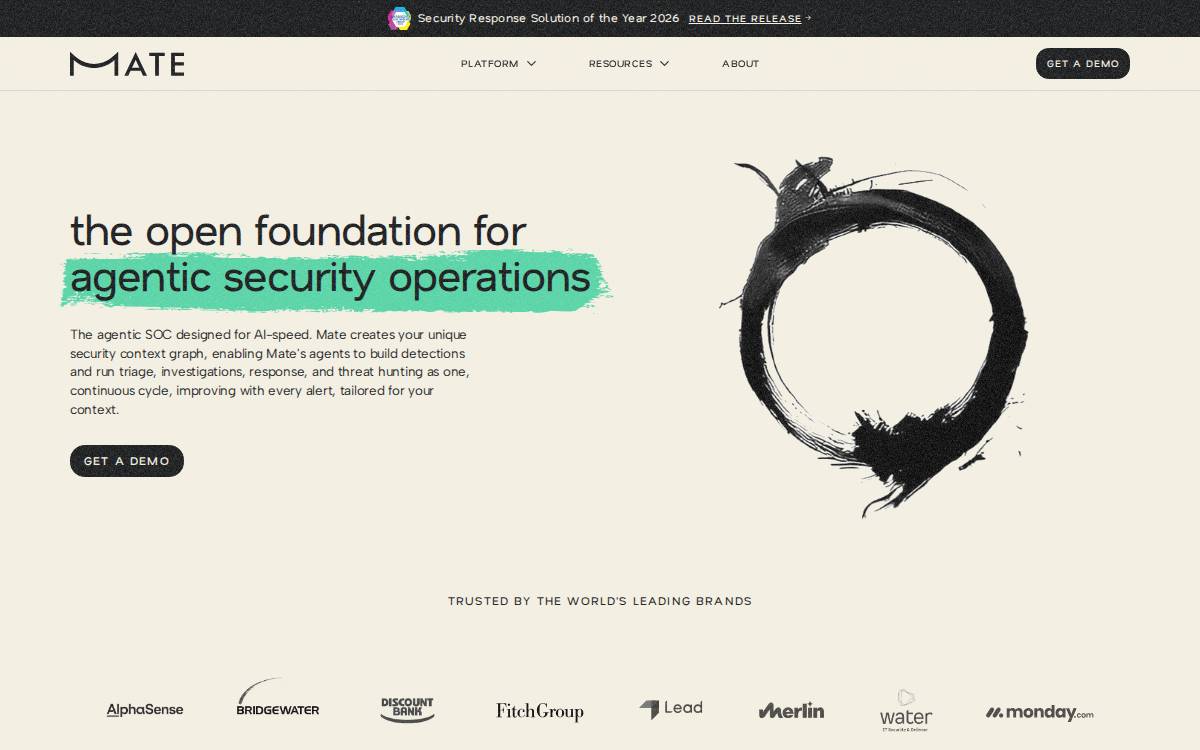 Mate website preview