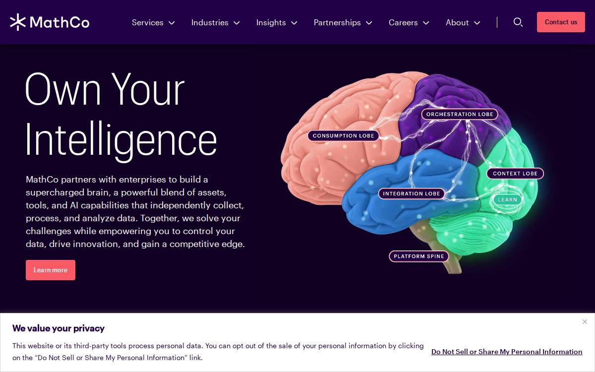 MathCo website preview