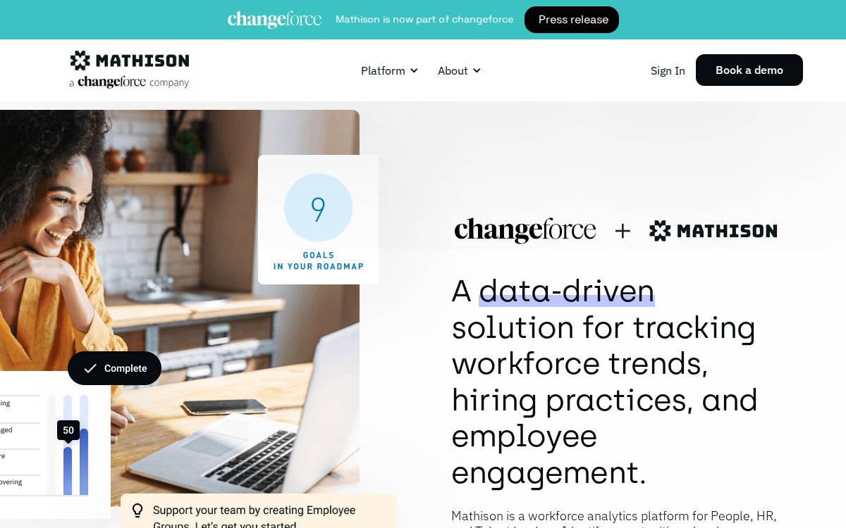 Mathison website preview