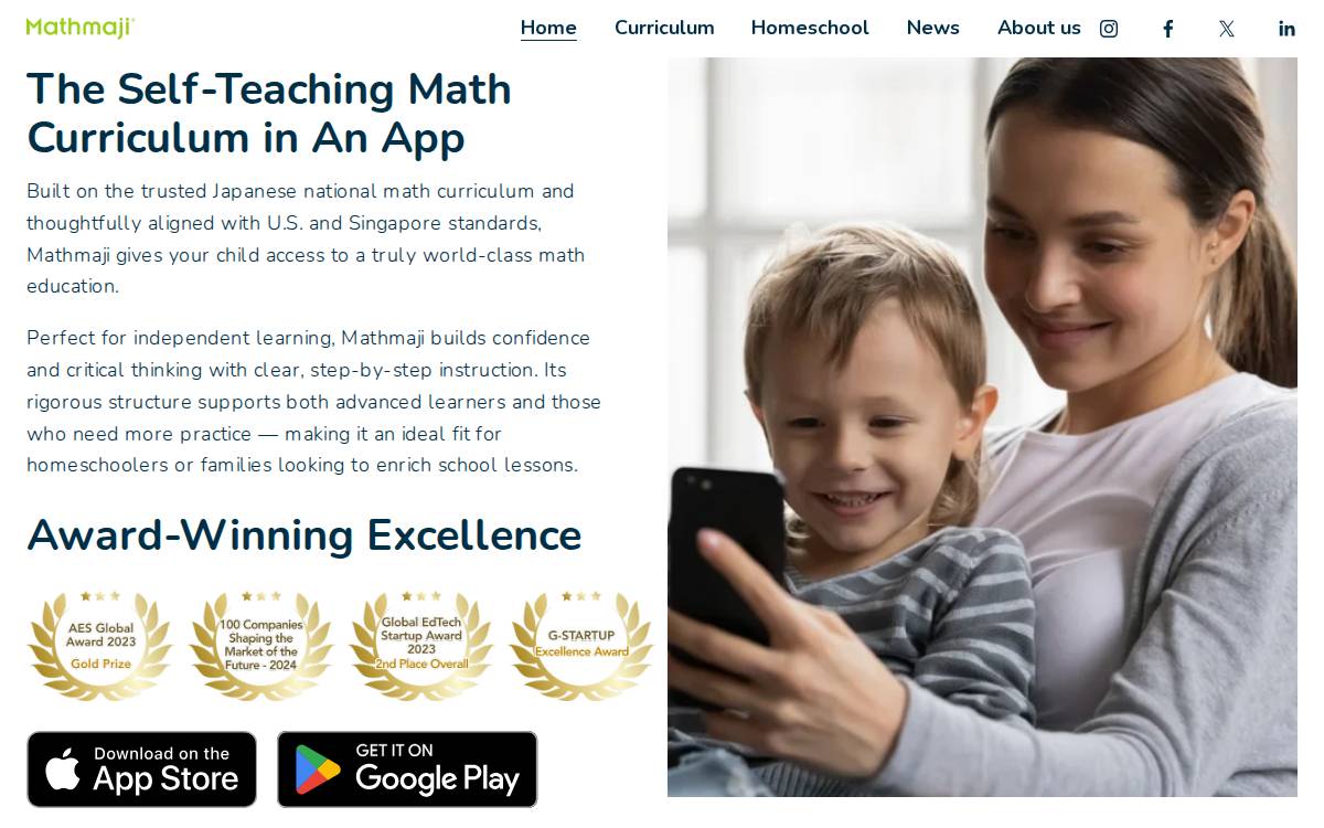 株式会社Mathmaji website preview