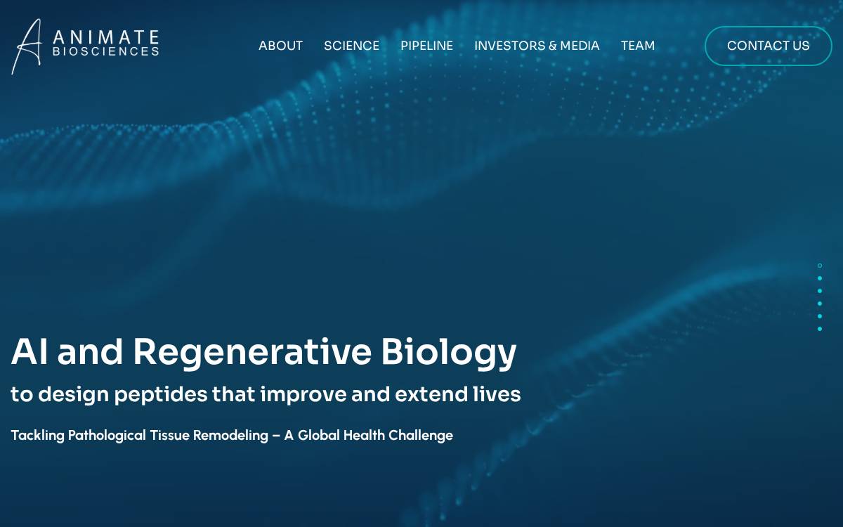 Maticebio website preview