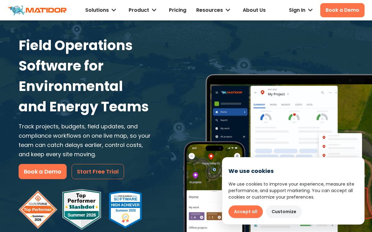 Matidor.com website preview