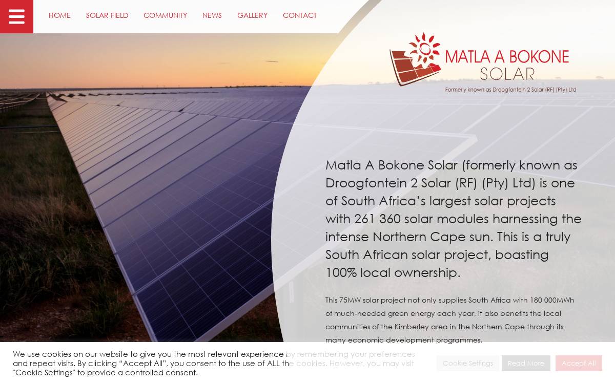 Matla A Bokone website preview