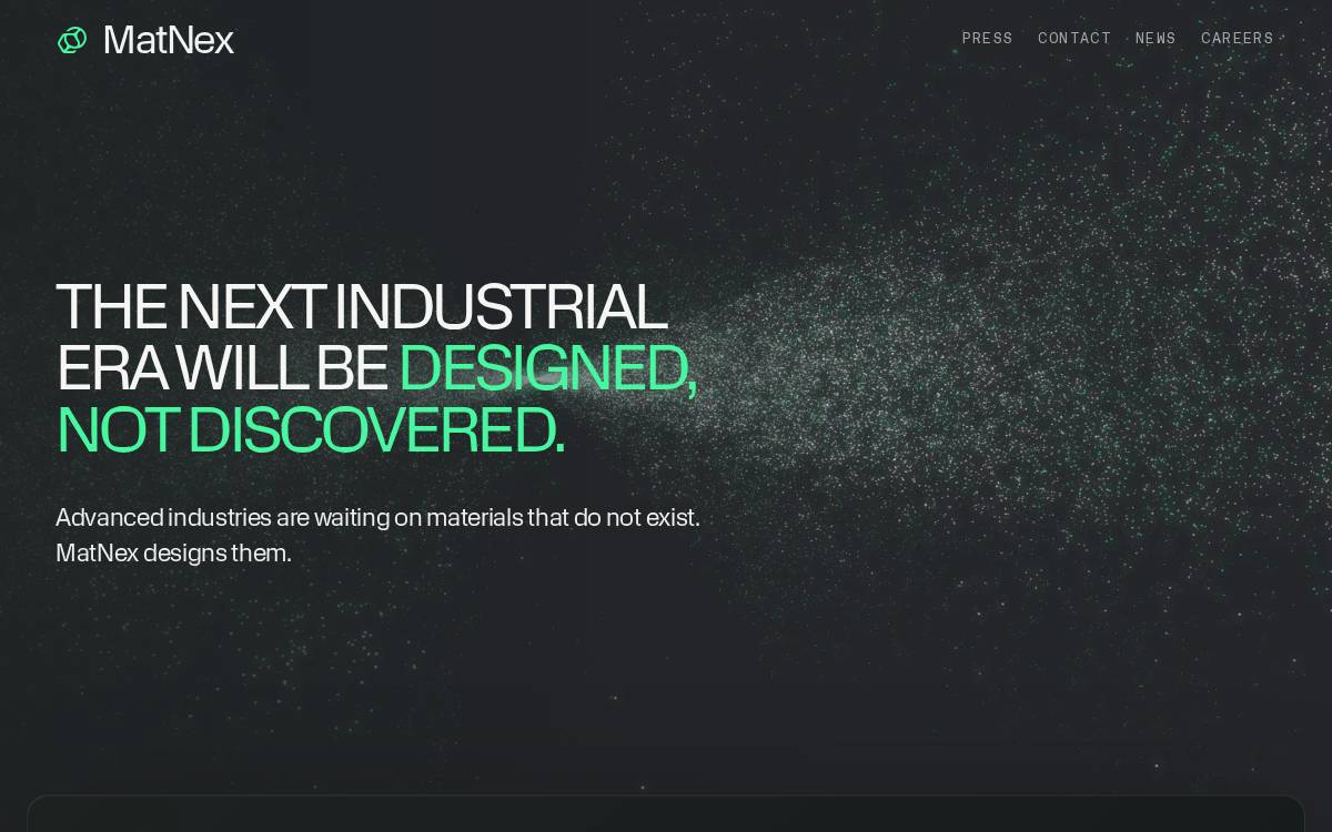 Matnex website preview