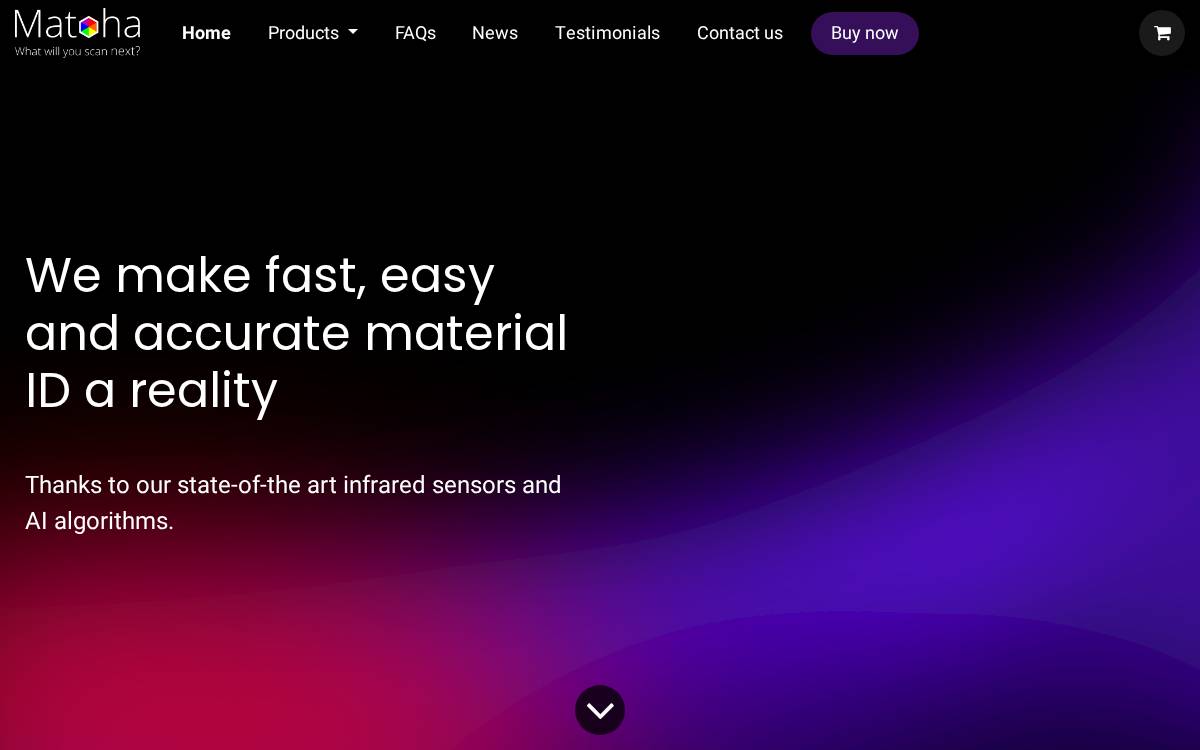 Matoha website preview