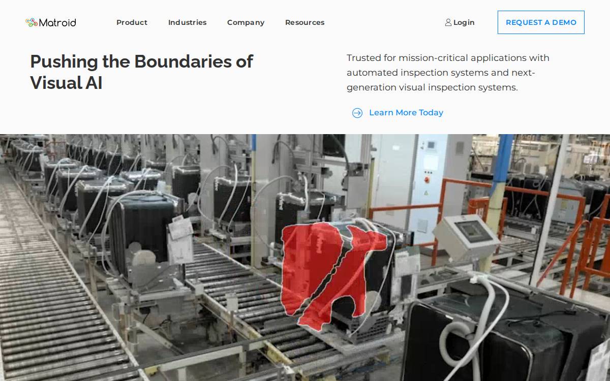 Matroid website preview