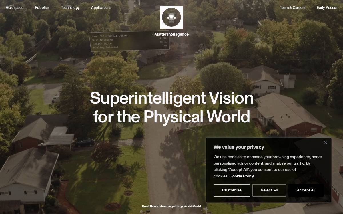 Matter website preview