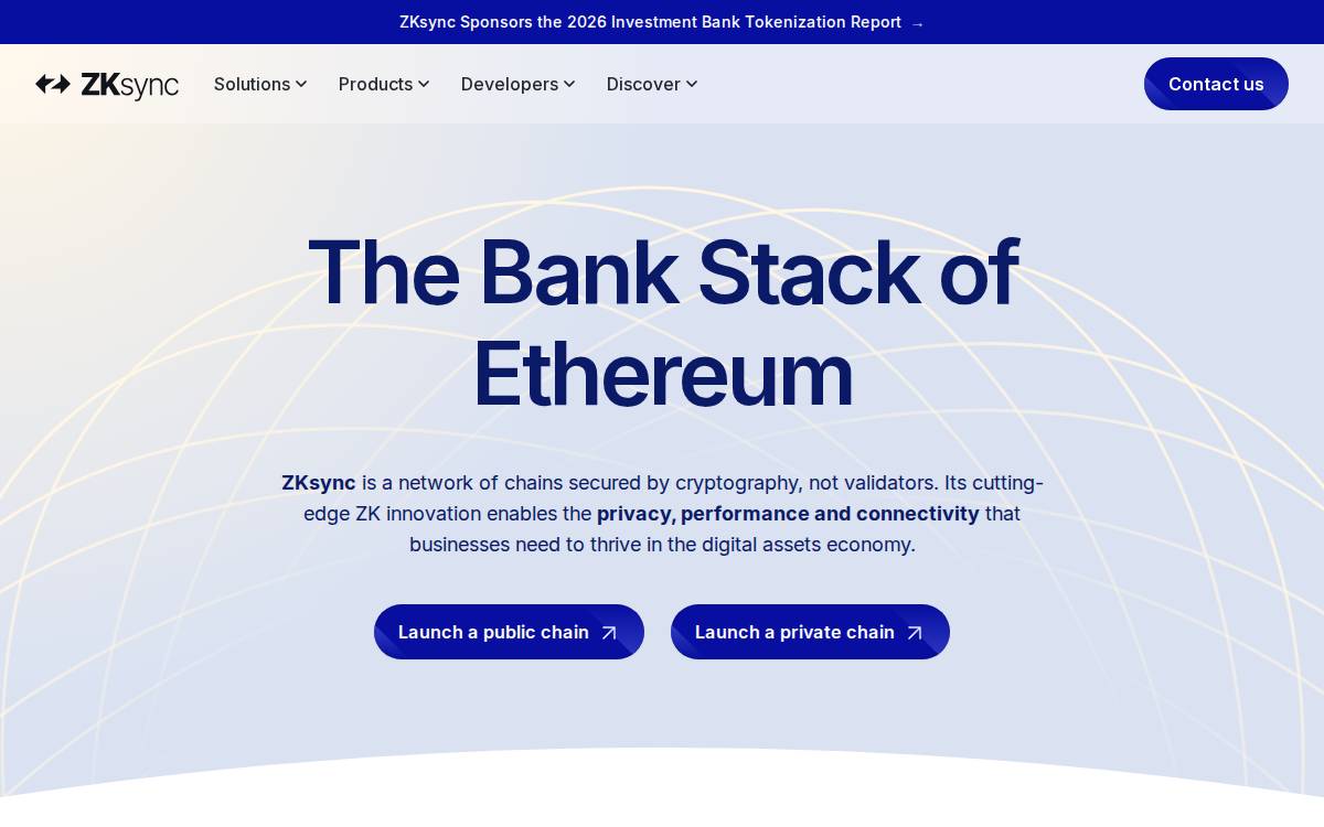 Matter Labs (zkSync) website preview