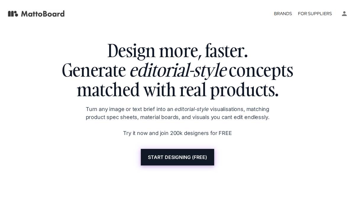 Mattoboard website preview