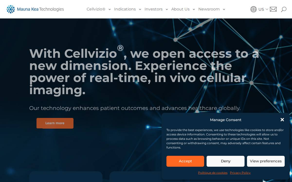 Mauna Kea website preview