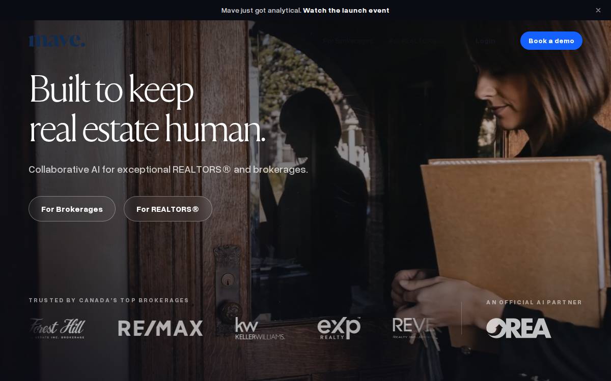 Mave website preview