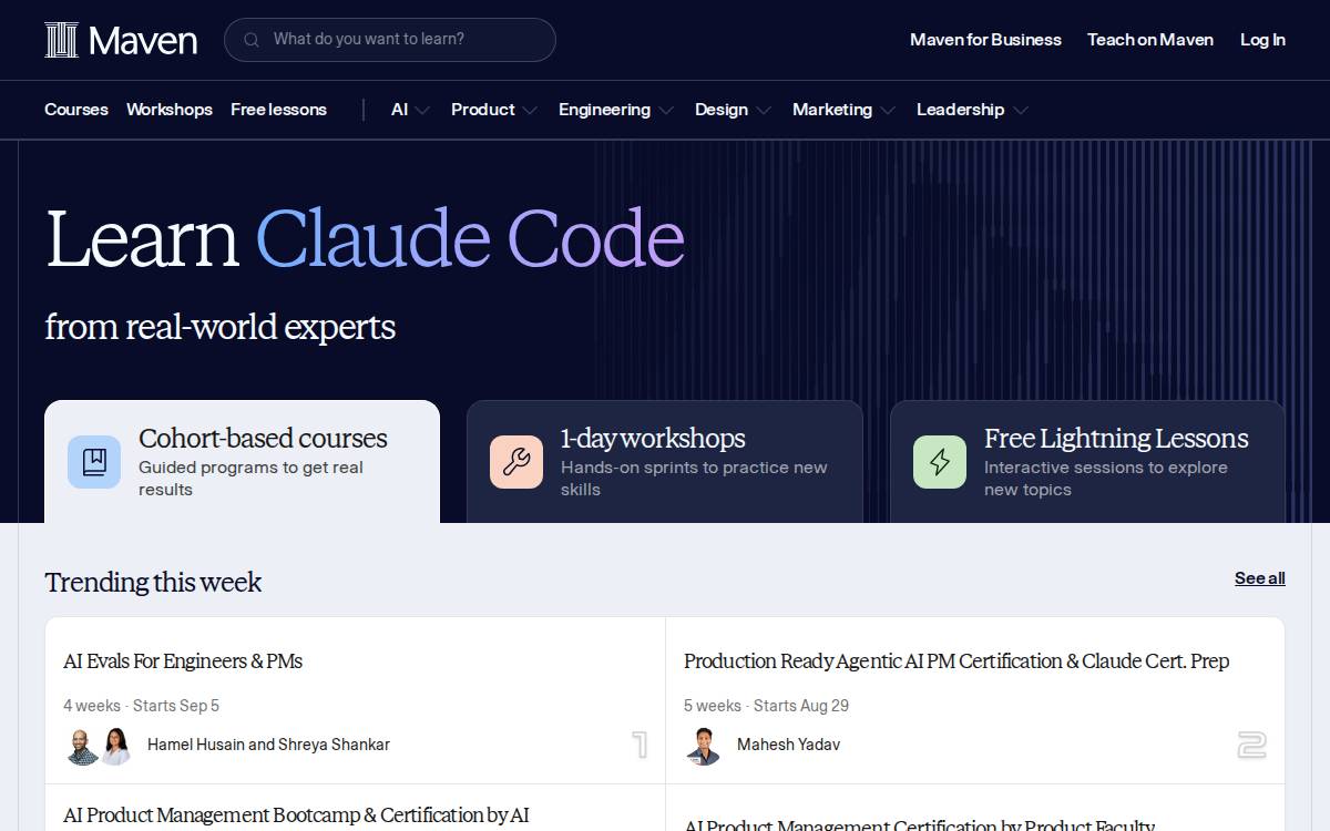 Maven website preview