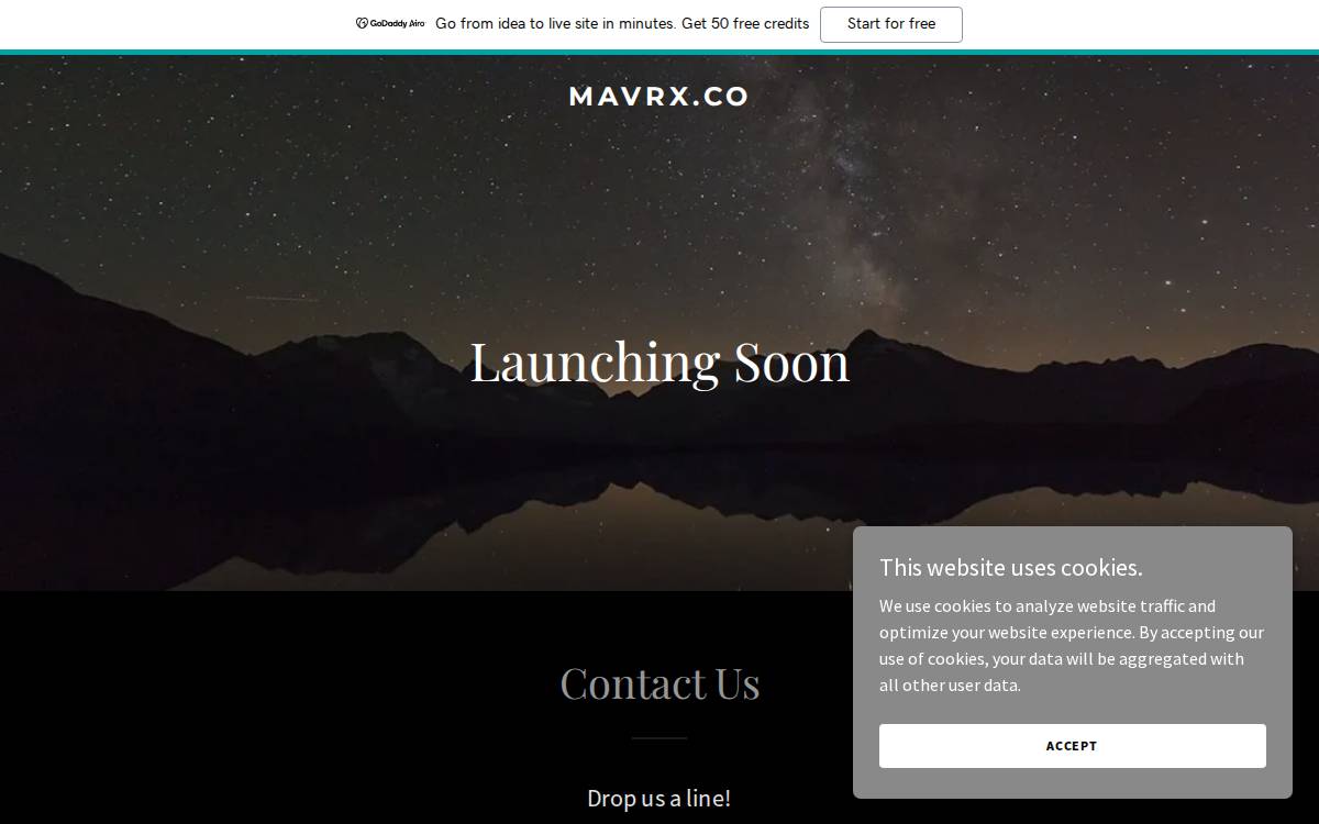 Mavrx website preview