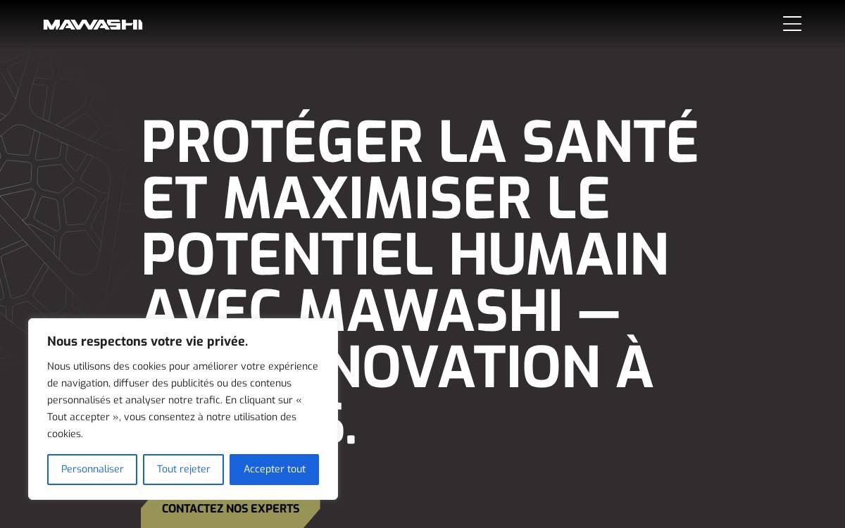Mawashi Science & Technology Inc. website preview