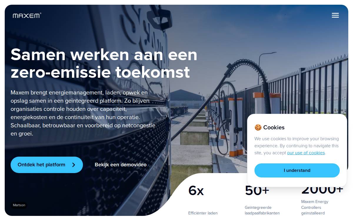 Maxem website preview