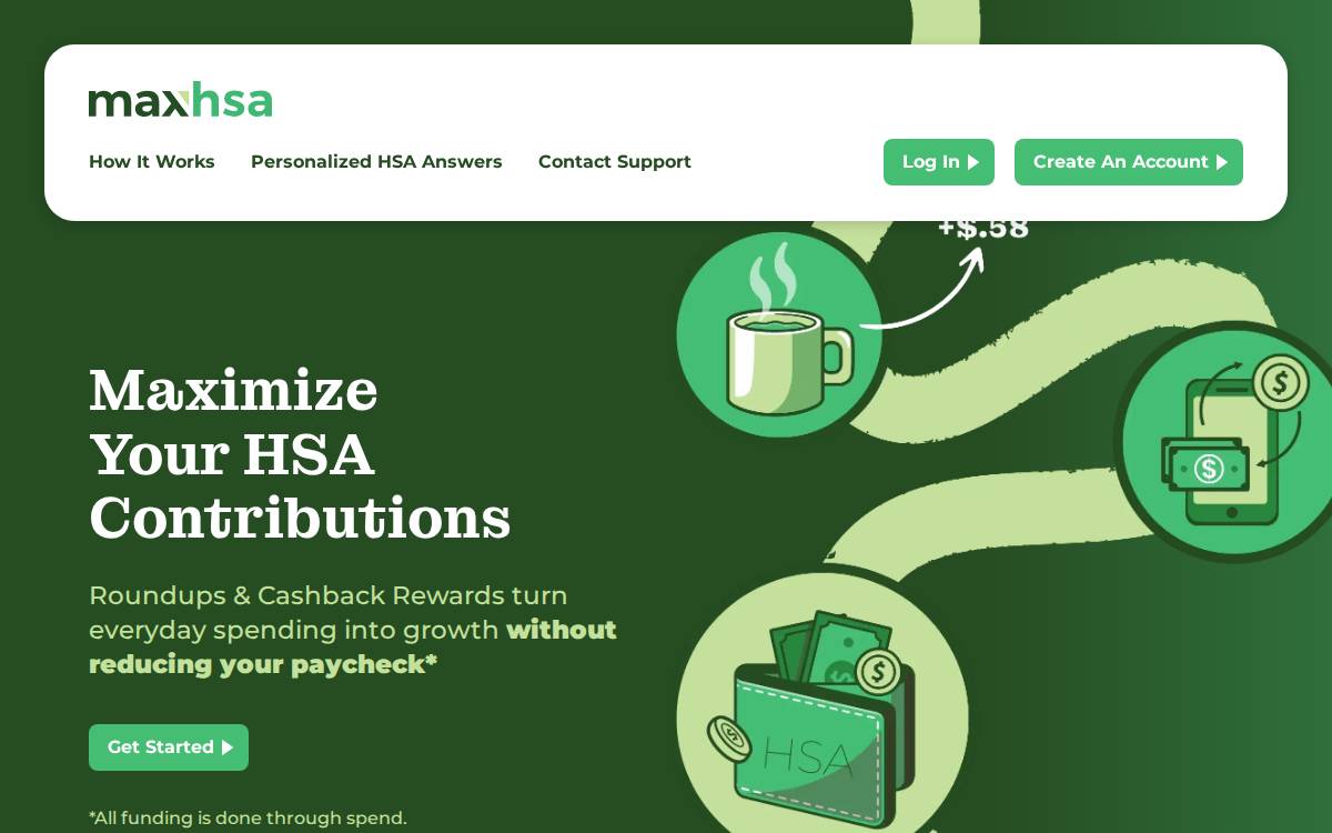 Maxhsa website preview