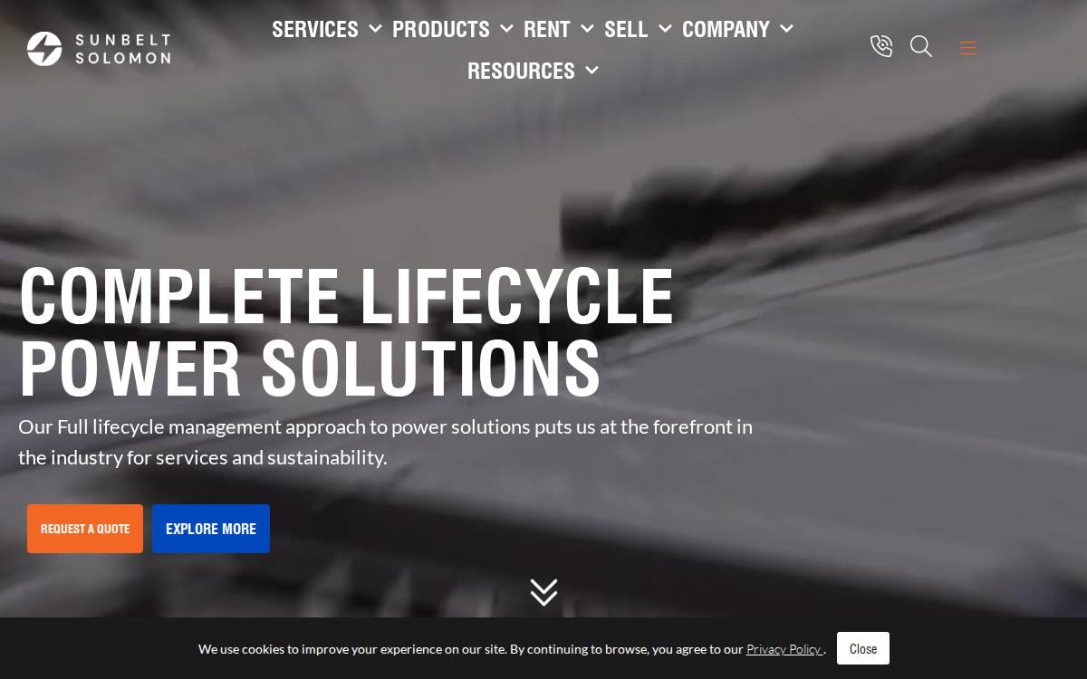 Maxima Power Group website preview