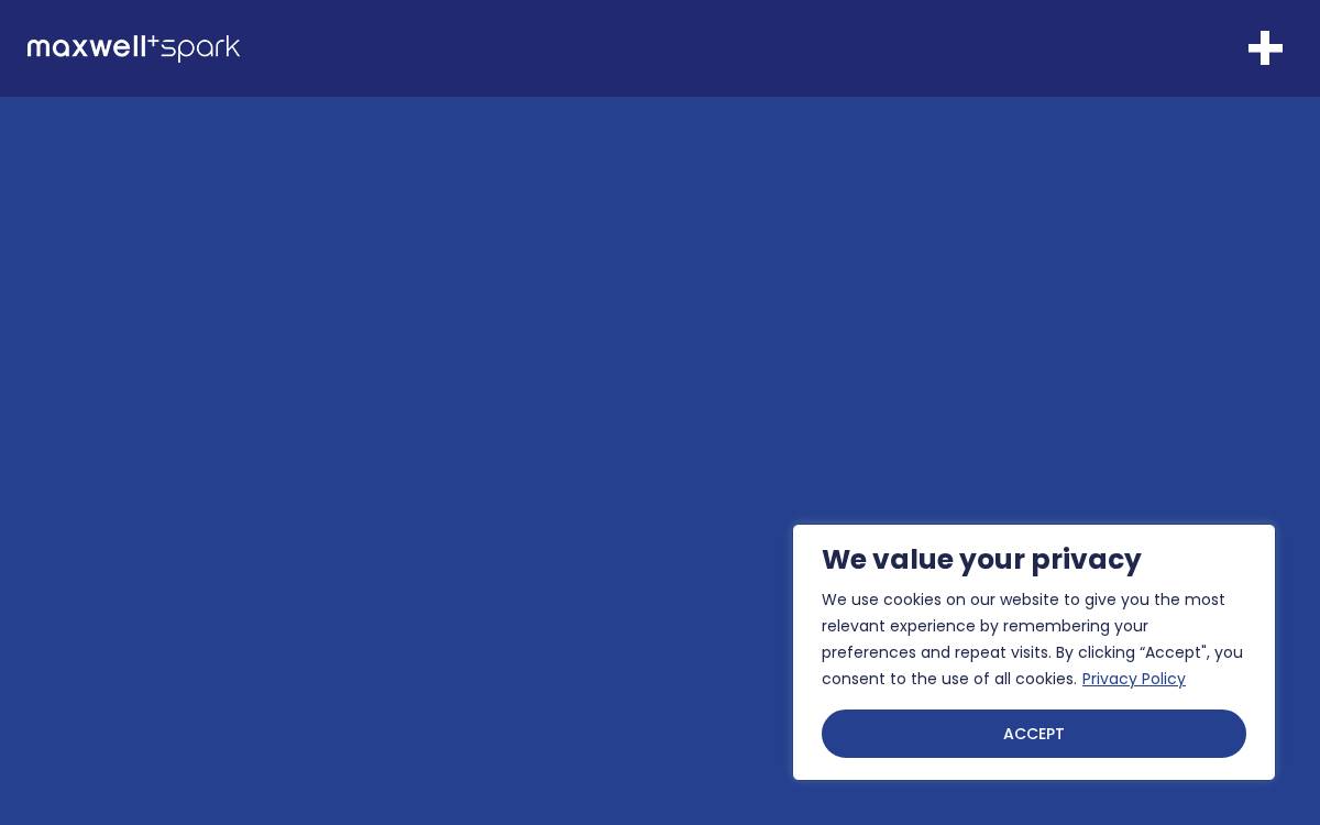 Maxwell + Spark website preview