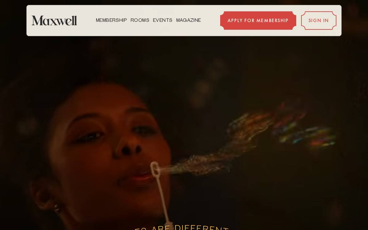 Maxwellsocial website preview