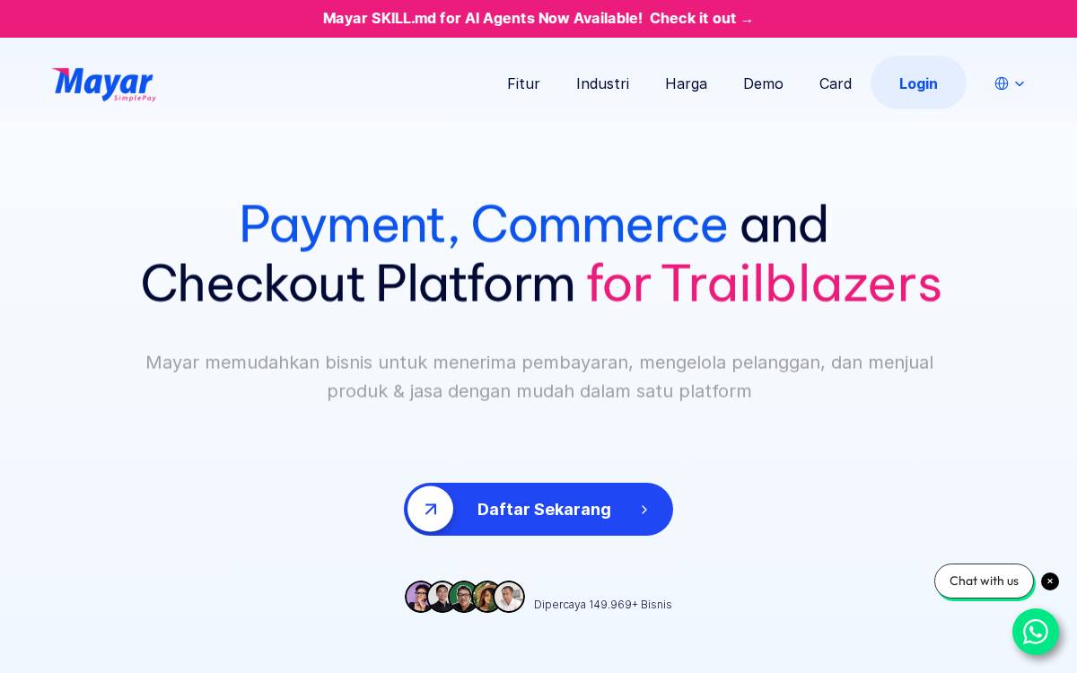Mayar website preview