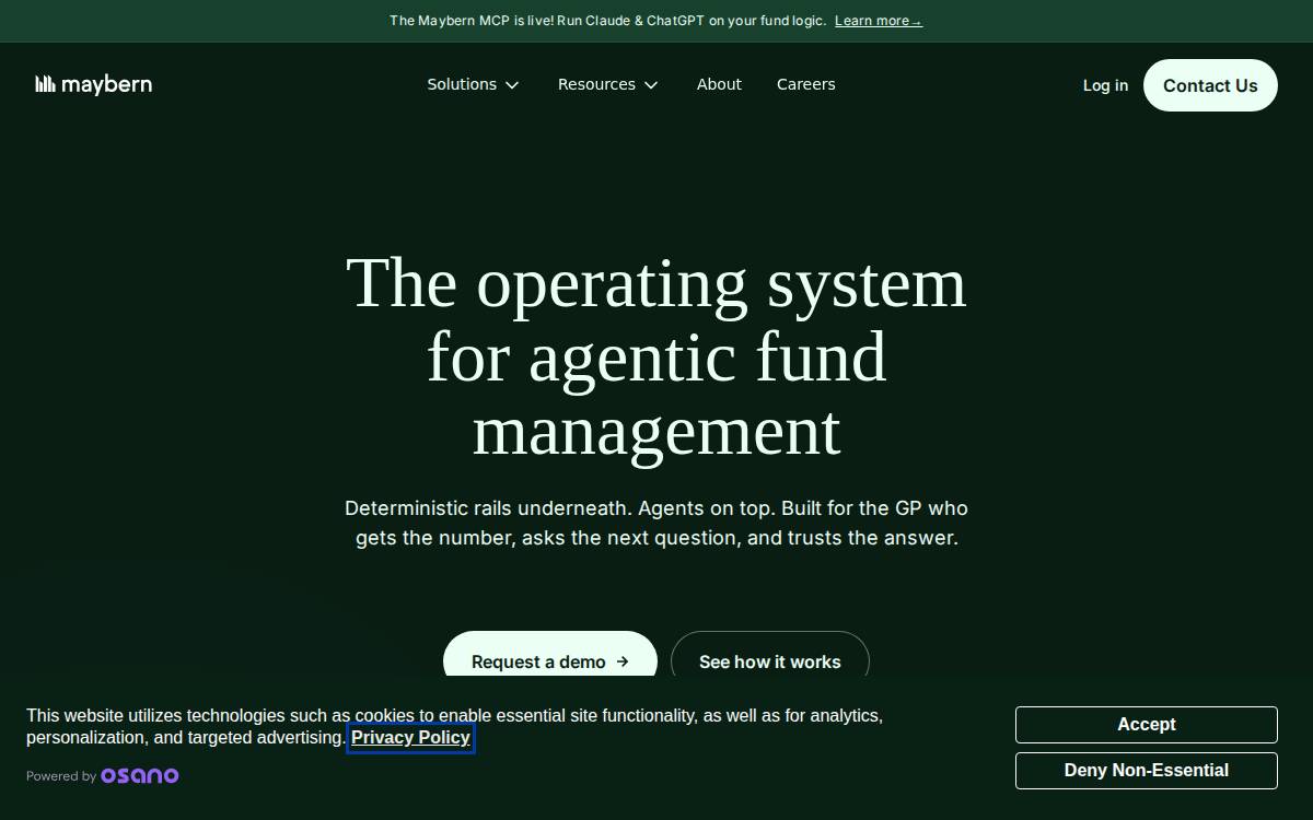 Maybern website preview