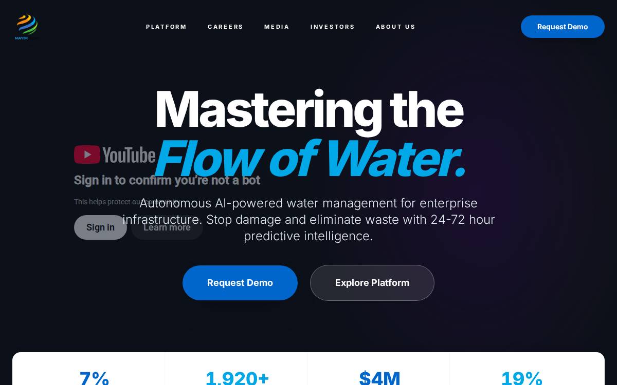 MayimFlow website preview