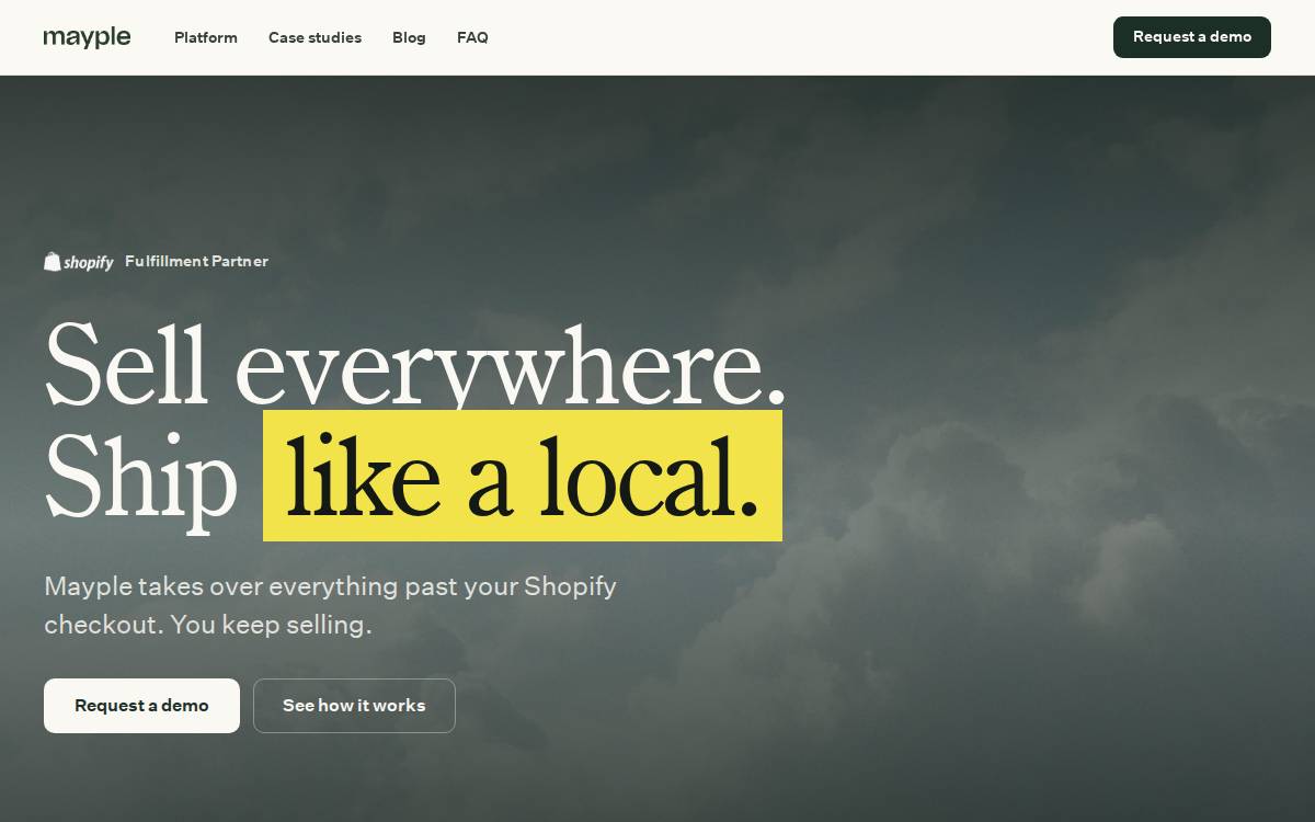Mayple website preview