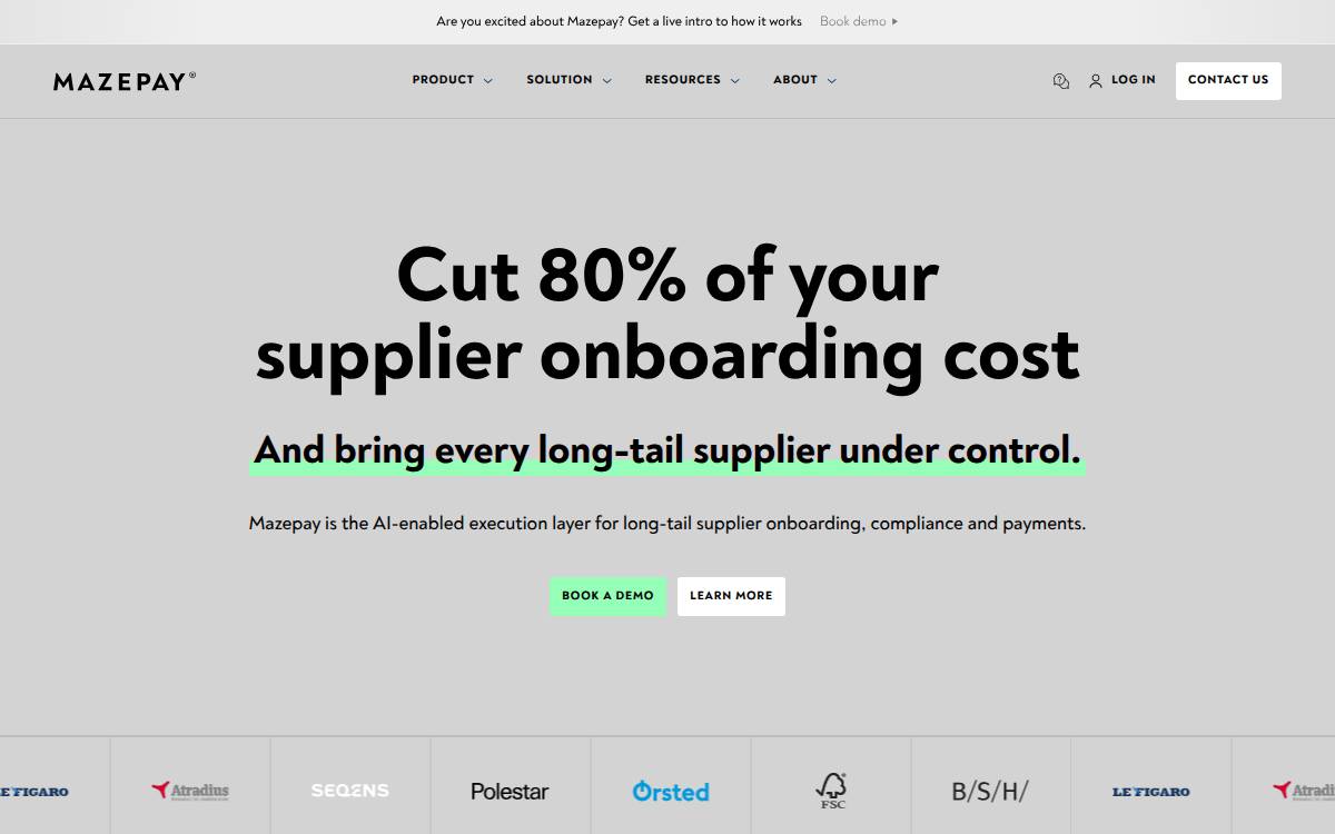 Mazepay website preview