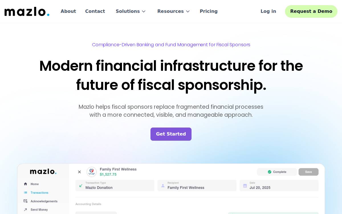 Mazlo website preview