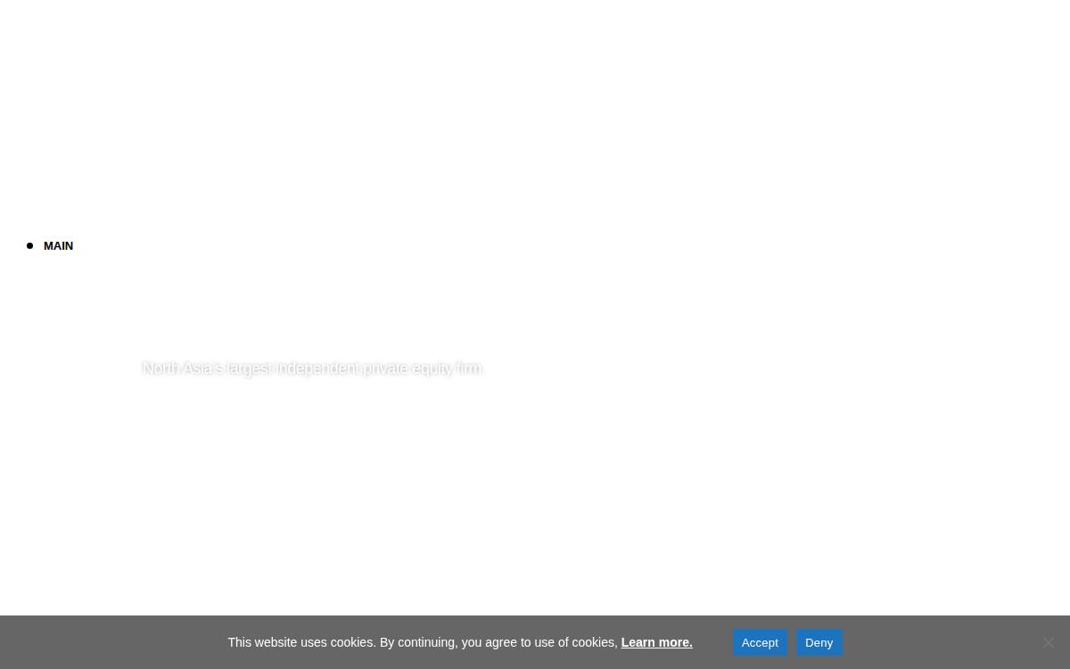MBK Partners website preview