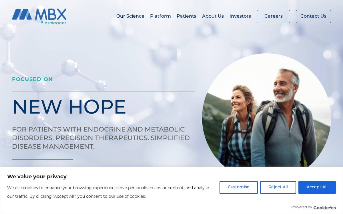 MBX Biosciences website preview