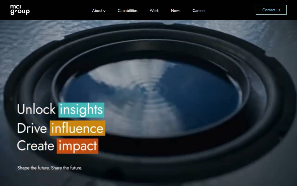 MCI website preview