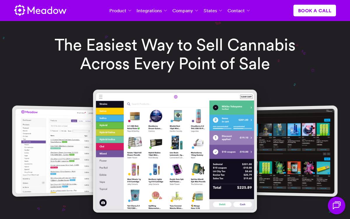 Meadow website preview