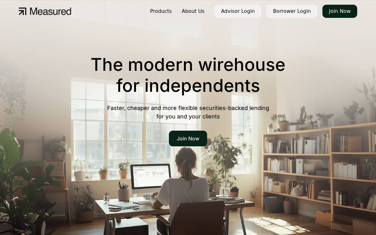 Measured website preview