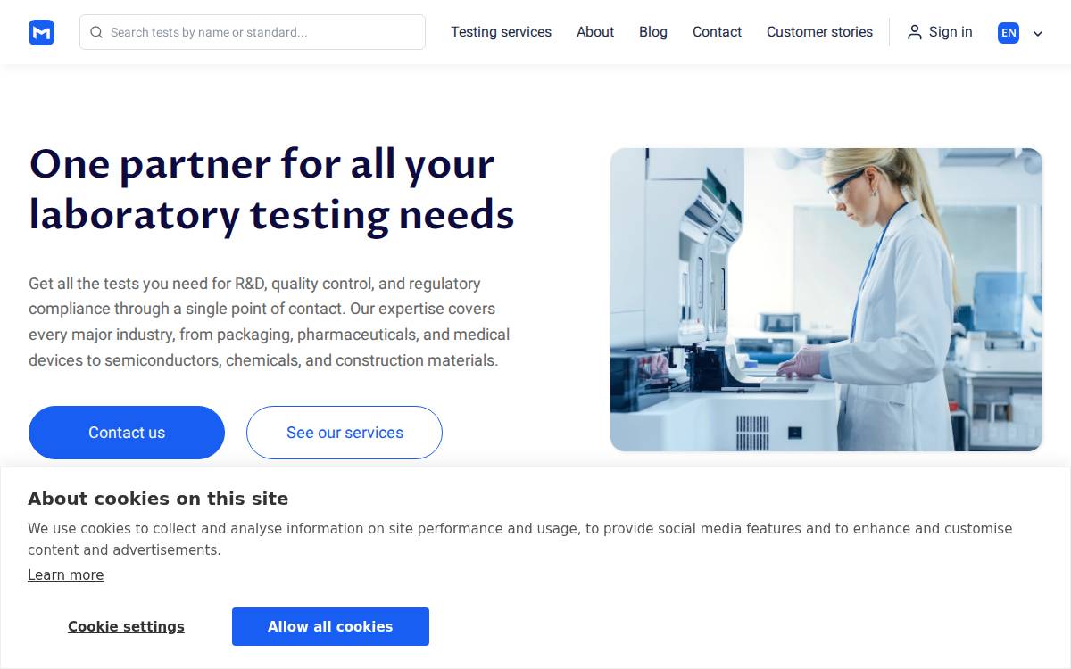 Measurlabs website preview