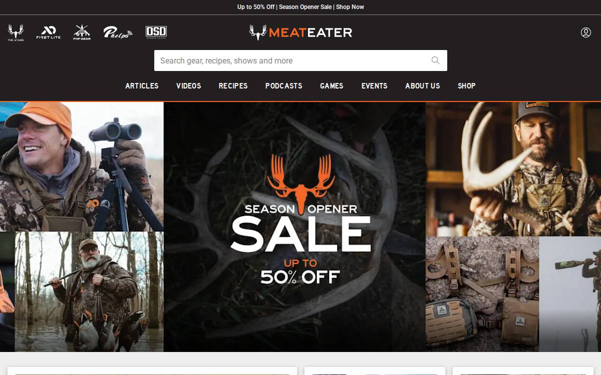 MeatEater website preview