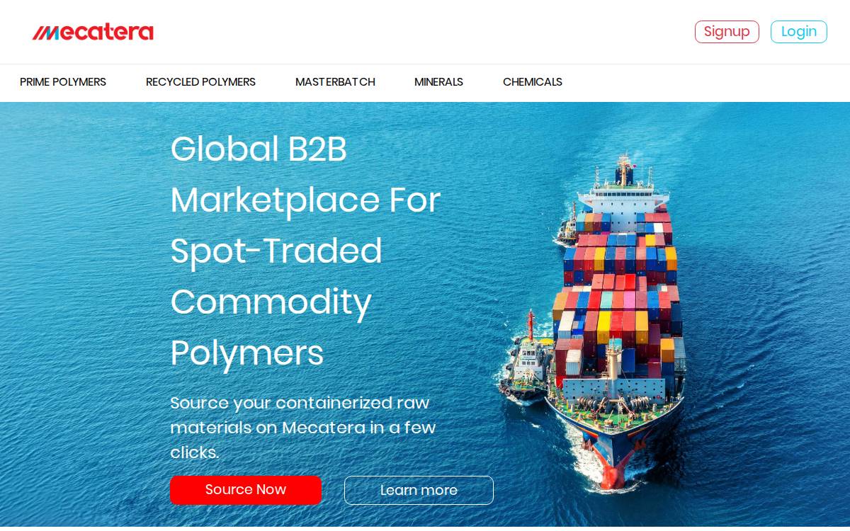 Mecatera website preview