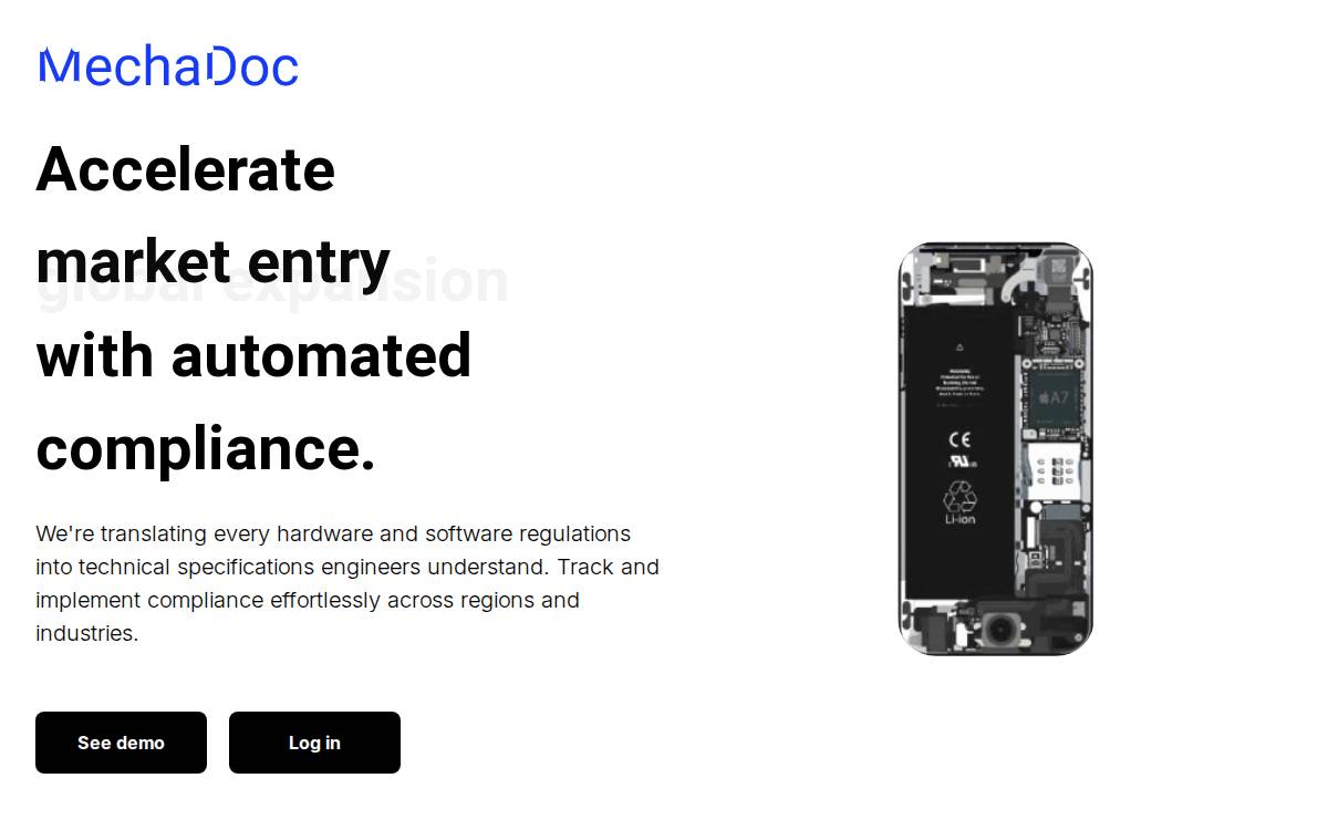 Mechadoc website preview