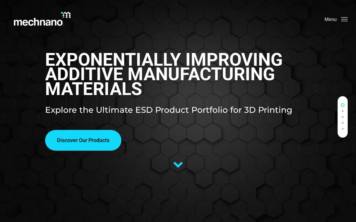 MECHnano website preview