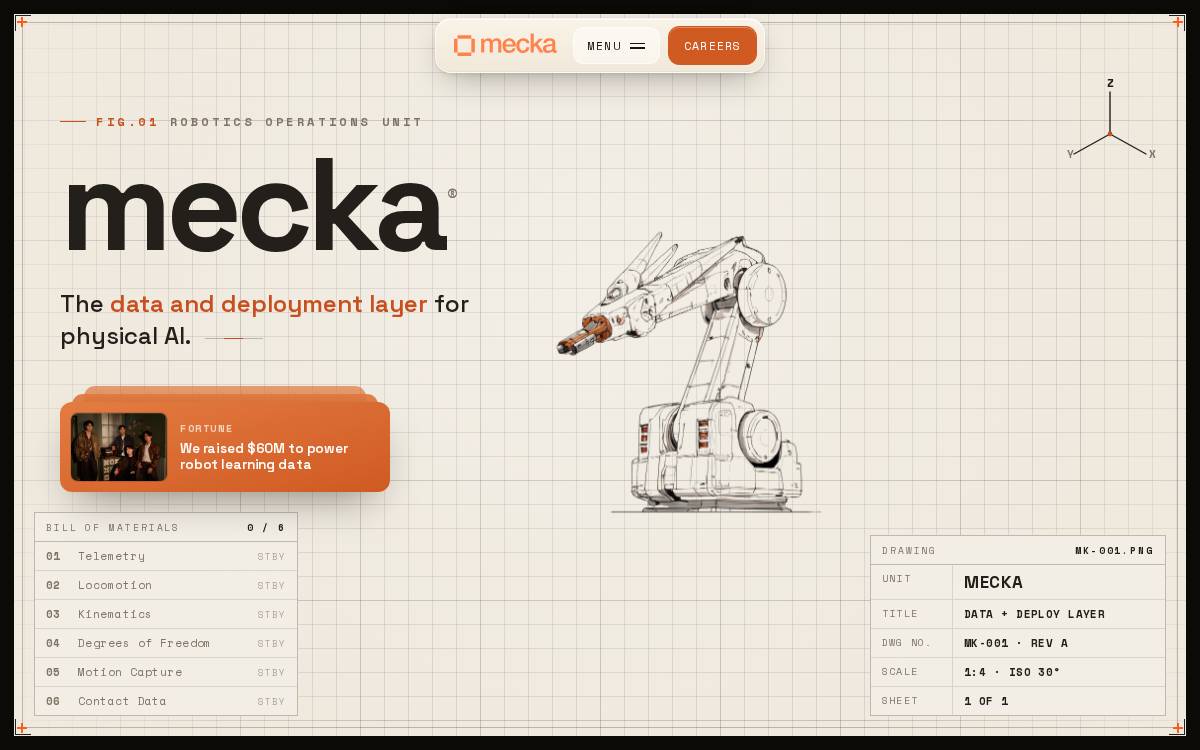 Mecka website preview