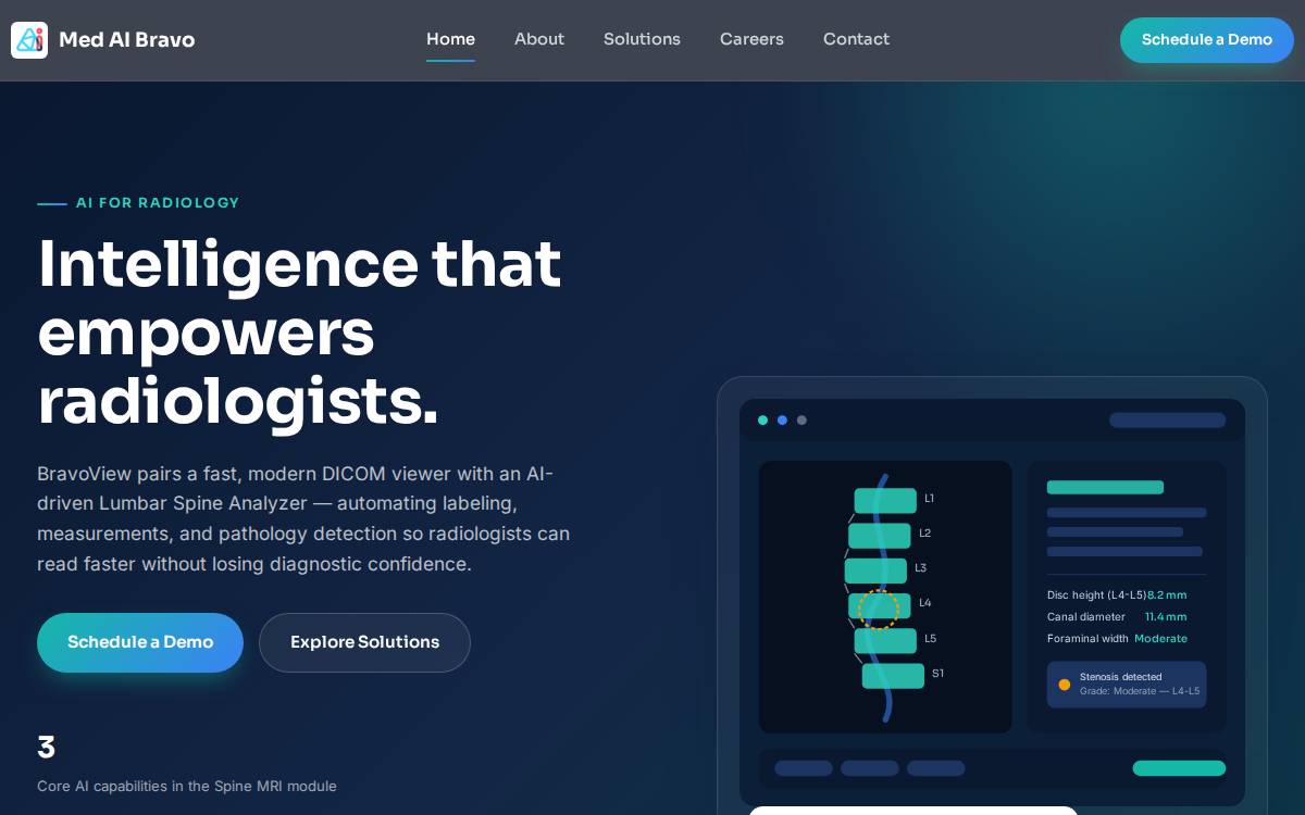 Medaibravo website preview