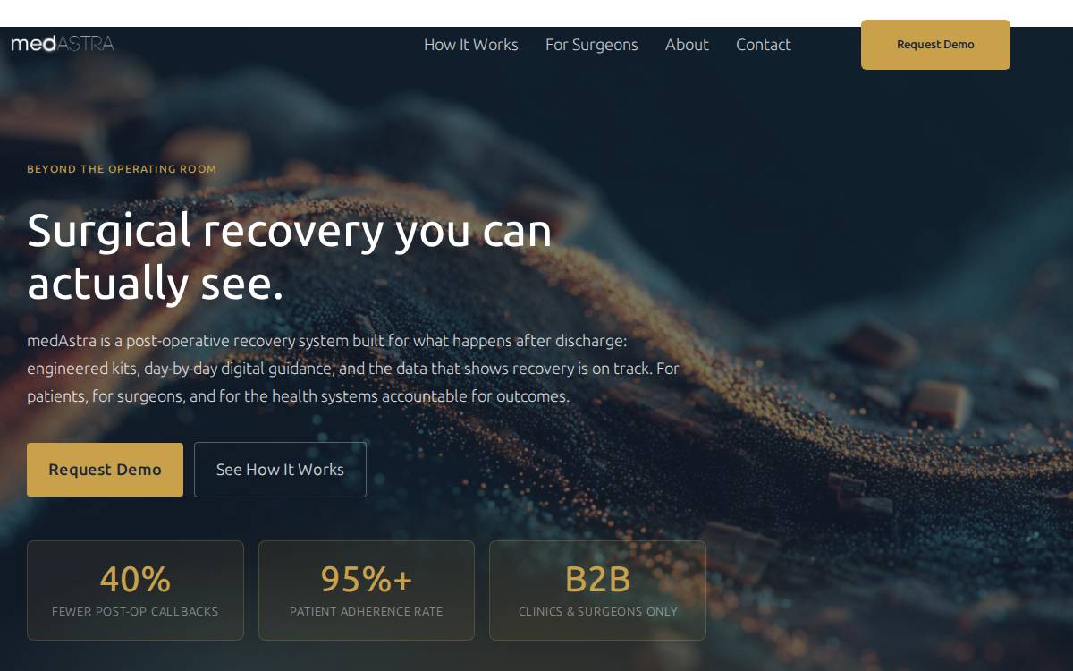 Medastra website preview