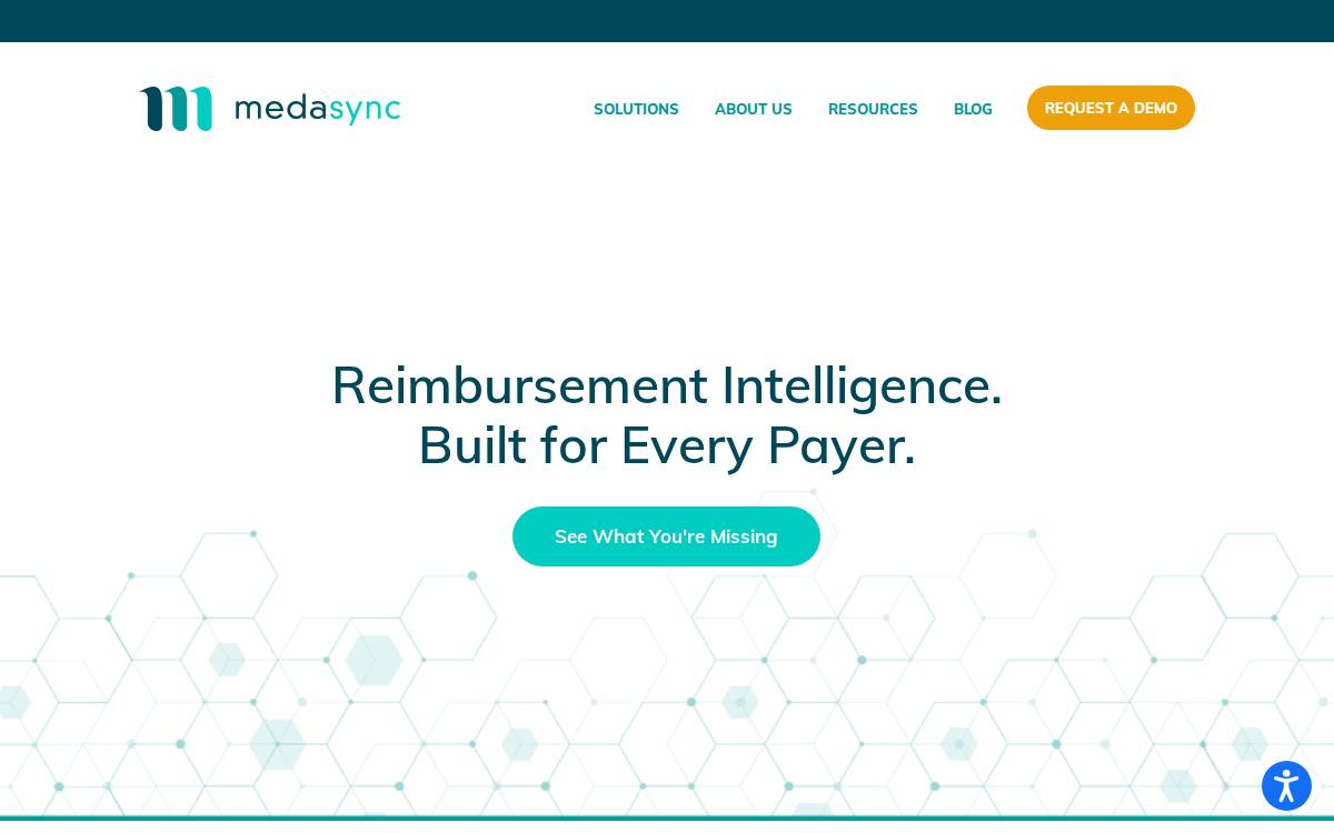 MedaSync website preview