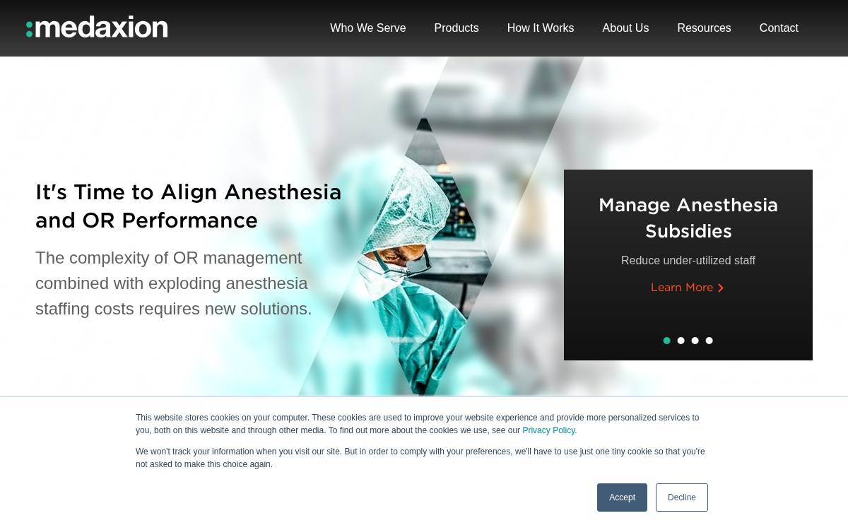 Medaxion website preview