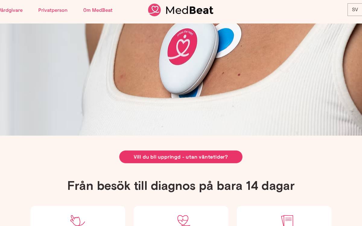 MedBeat website preview