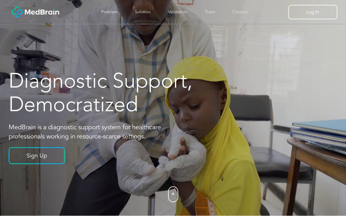 Medbrain website preview