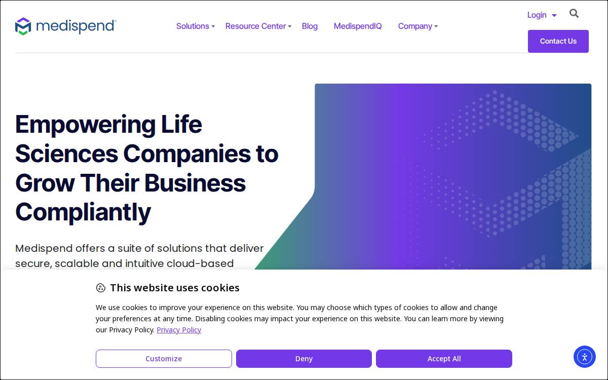 Medcompli website preview