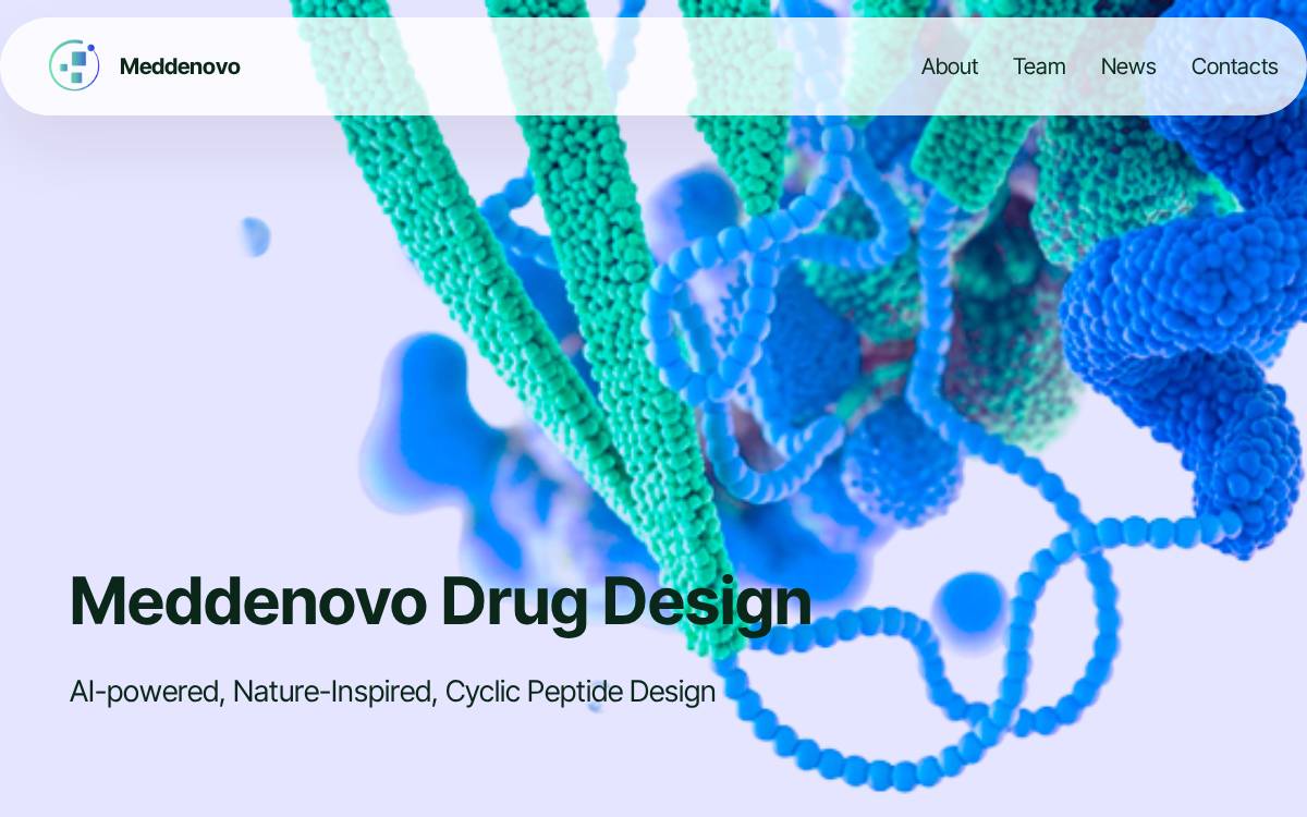 Meddenovo website preview