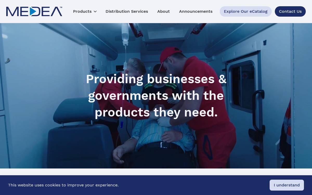 Medea website preview